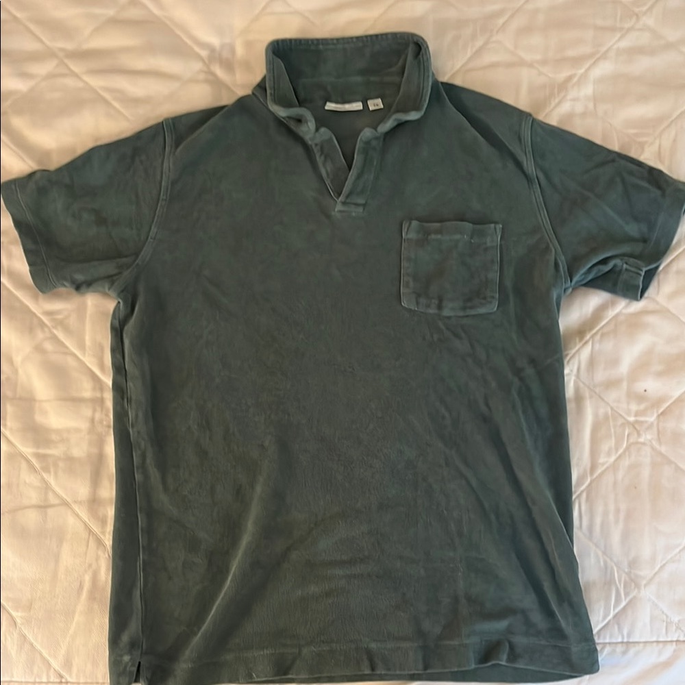 Hartford Boys Terry Cloth Polo Shirt - Size 14